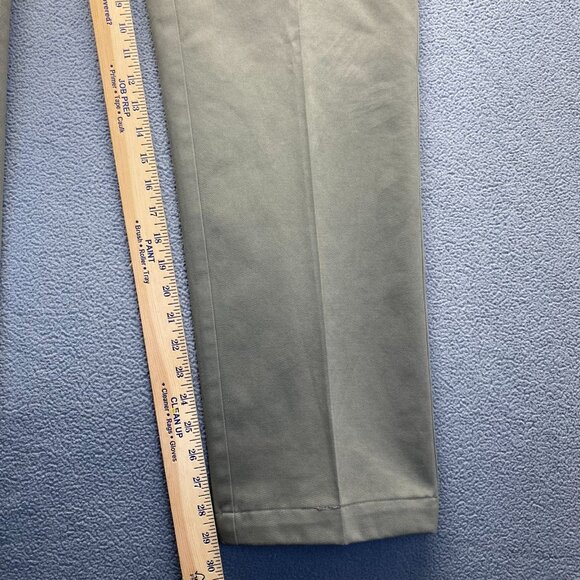 Orvis Mens Size 34 ,100% Cotton Pants ,Flat Front - Picture 7 of 10